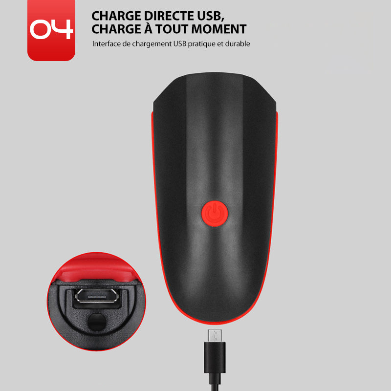 Oppladbar USB Terrengsykkel Frontlys | Skanto