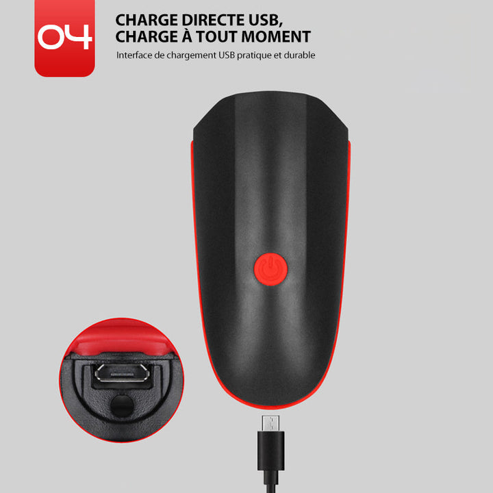 Oppladbar USB Terrengsykkel Frontlys | Skanto