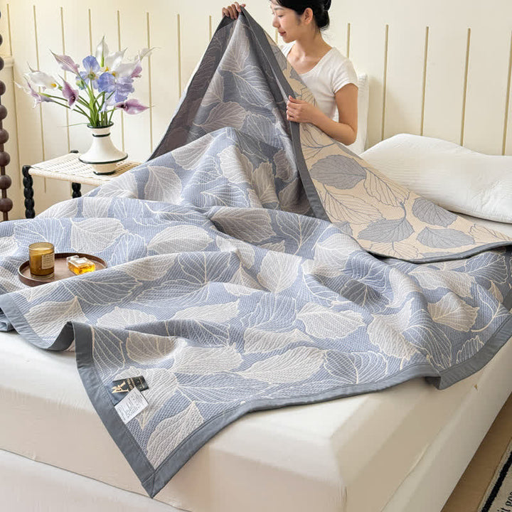 Skanto | Mulberry Leaf Cotton Triple Gauze Blanket