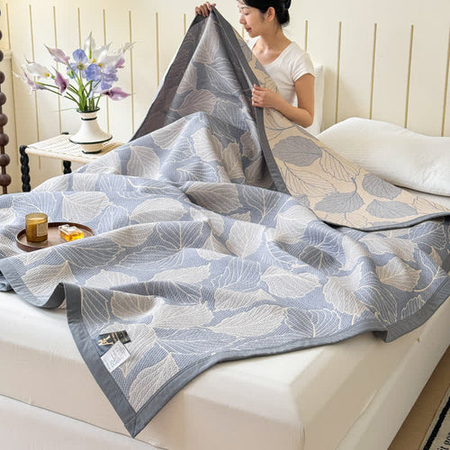 Skanto | Mulberry Leaf Cotton Triple Gauze Blanket