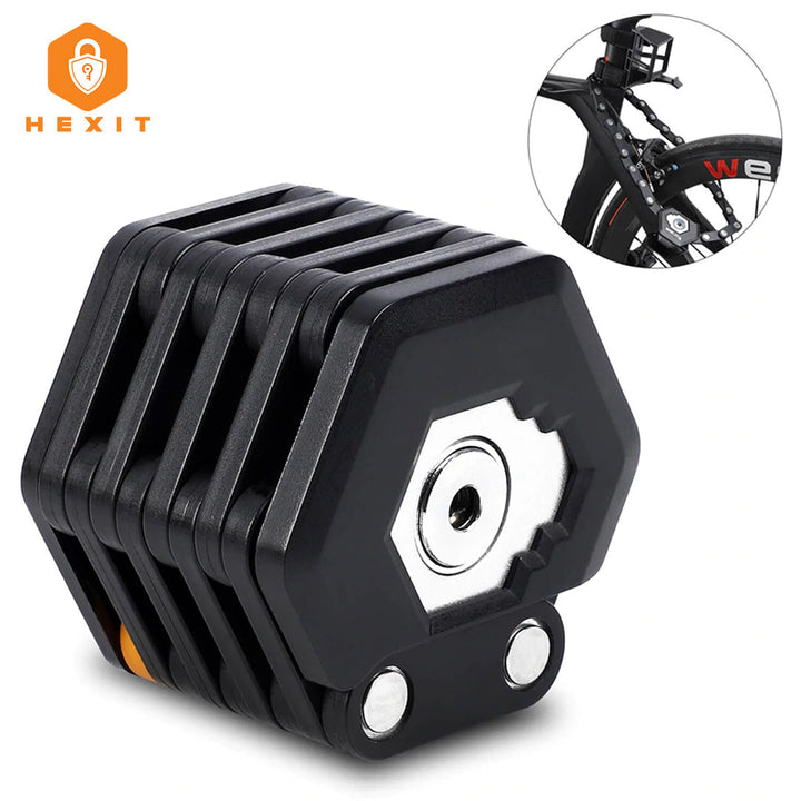 HEXIT™ FoldLock - Kompakt og Lett Sykkellås Skanto