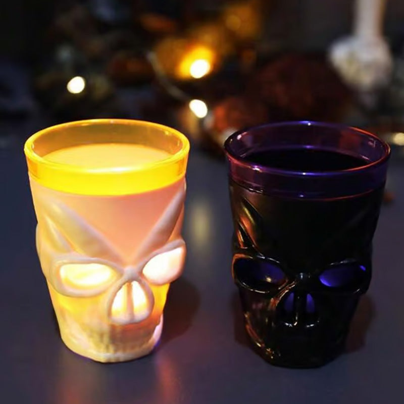 Skanto | LED Hodeskalle Vinglass 12 PCS