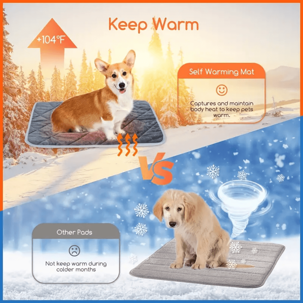 ToastyPaws Selvoppvarmende Pute for Hund