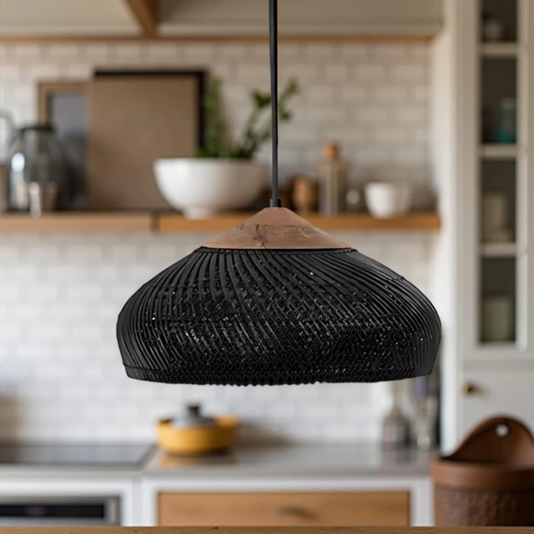 Skanto | Rattan Boho Pendellampe