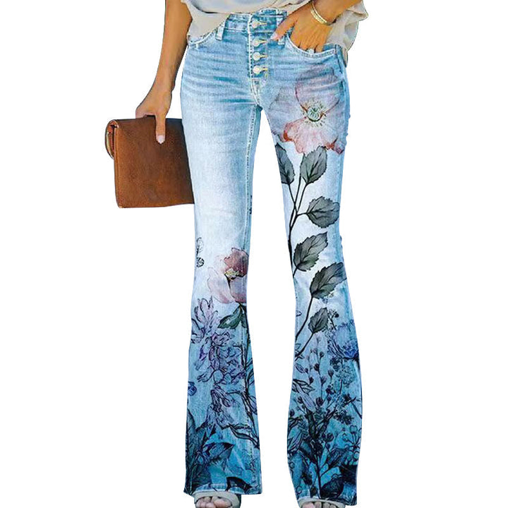 Skanto | 4-knapp Flare Jeans
