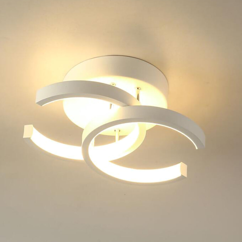 Skanto | Taklampe med LED svart metallramme