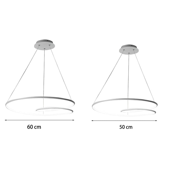 Moderne LED-lampe med dimmefunksjon – pendellampe for spisestue og stue | Skanto