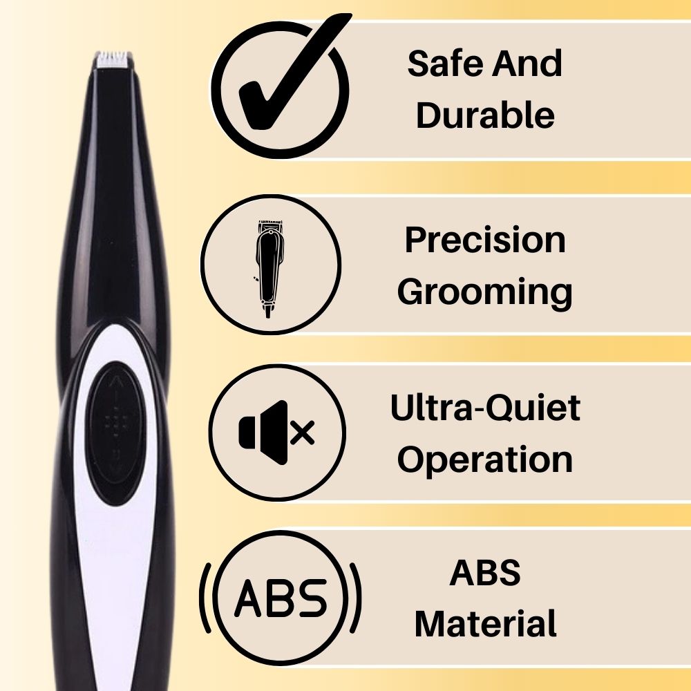 Skanto | Pet Trimmer FellEase | Whisper Quiet & Precise | Safe Cutting | Ergonomisk