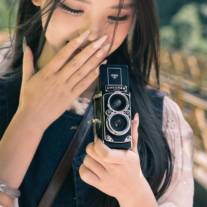 Skanto | Retro HD Twin-Lens Reflex Bærbar Mini Kamera