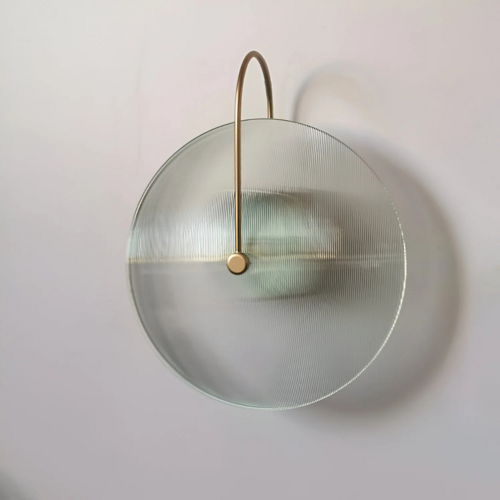 Skanto | Skandinavisk Rund Glass Vegglampe
