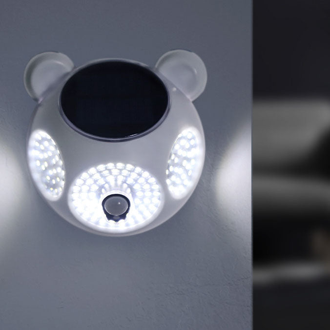 Solar Body Sensor Rund Form LED Patio Utendørs Vegglys Lampe | Skanto
