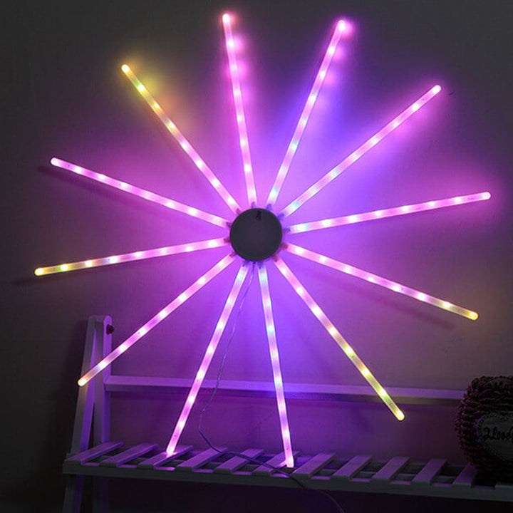 Skanto | Kreativ RGB Illusjon Vannmølle Fyrverkeri LED Lyskæde