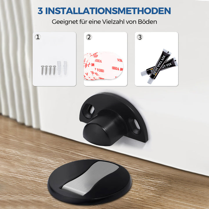 Skanto | Usynlig magnetisk dørstopper laget av rustfritt stål