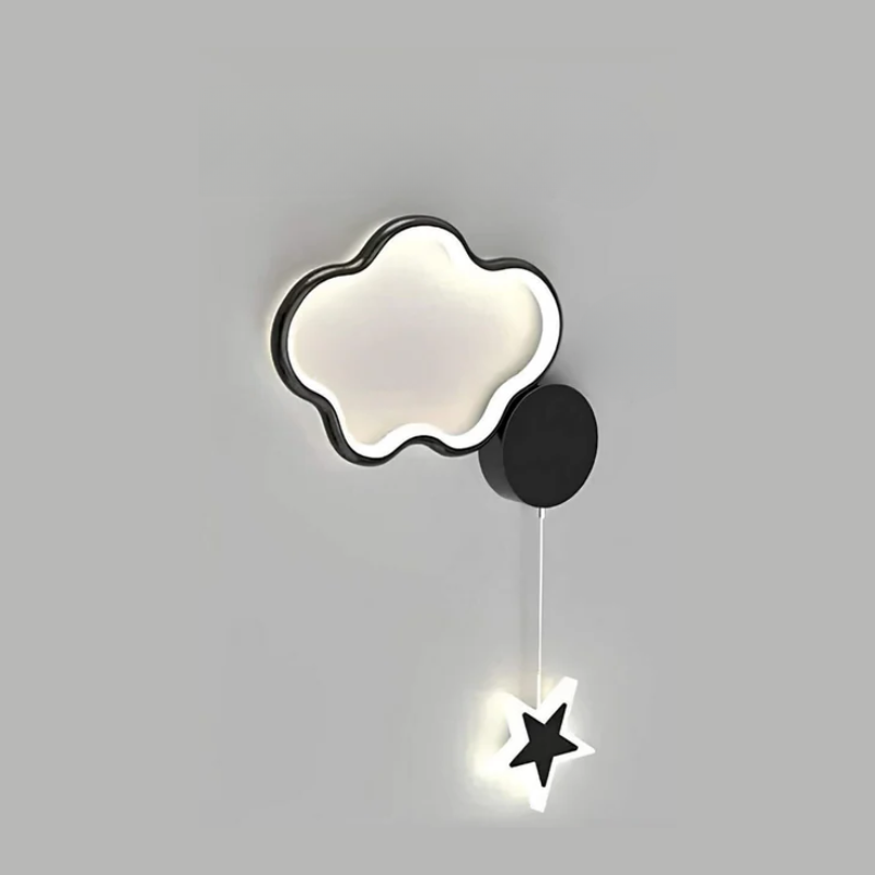 Skanto | DreamLight | Magisk Vegglampe med Skyer, Stjerner og Måne