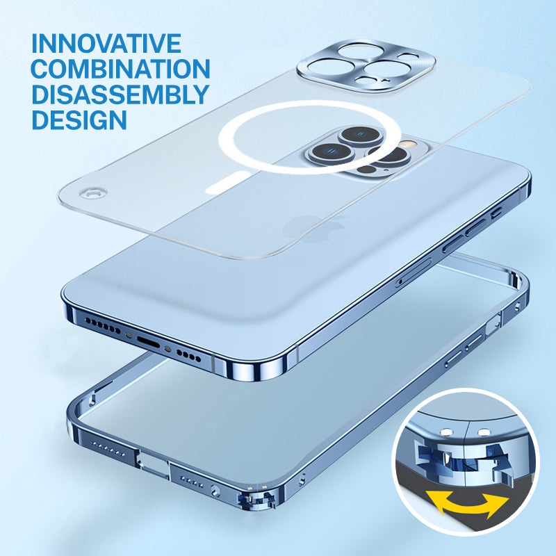 Skanto | Metallramme Magnetisk Ladetui For iPhone