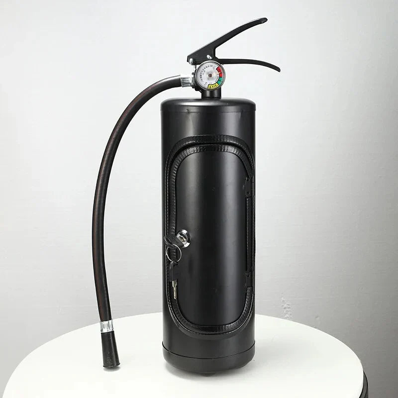 Skanto | Original Stilig Flaskeholder i Brannslukkerdesign – Praktisk og Dekorativ