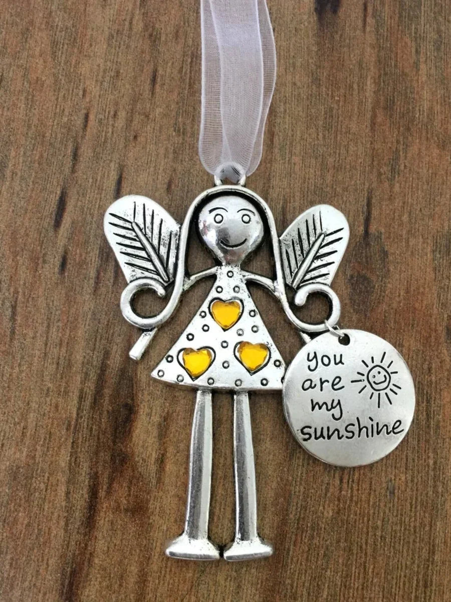 Skanto | Engel Ornament i Metall – Sentimental Julegave til Venn eller Familie