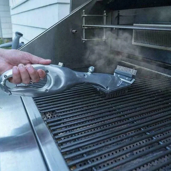 Skanto | Grillbørste for utendørs steamrengjøring BBQ Renser Kullskrape