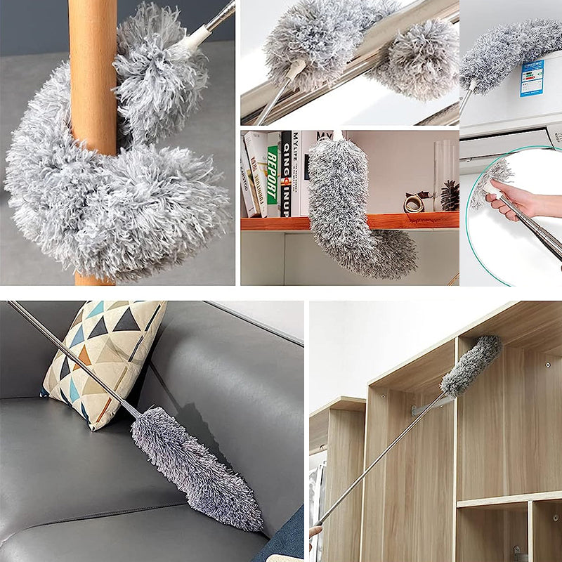 Skanto | Utvidbar vaskbar buet mikrofiber støvkost