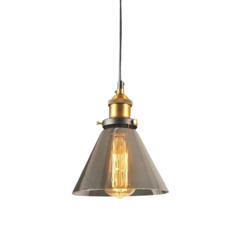 Skanto | GlassHaven – Elegant Industriell Pendellampe