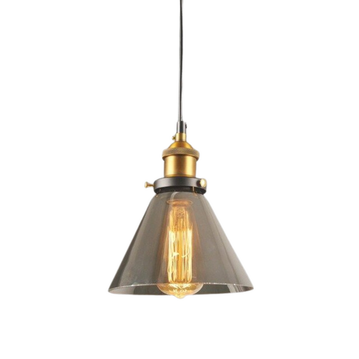 Skanto | GlassHaven – Elegant Industriell Pendellampe