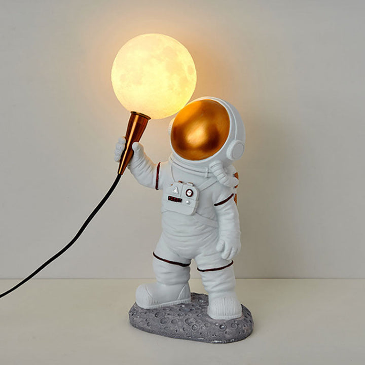 Skanto | Moderne Kreativ Tegneserie Astronaut Harpiks ABS 1-Lyskilde Vegglampe for Soverom