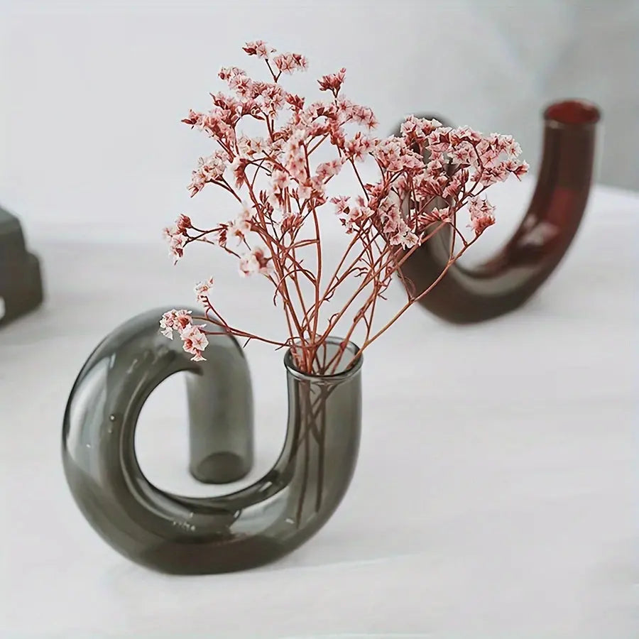 Skanto | TimelessGlow - Pedestal Glass Vase
