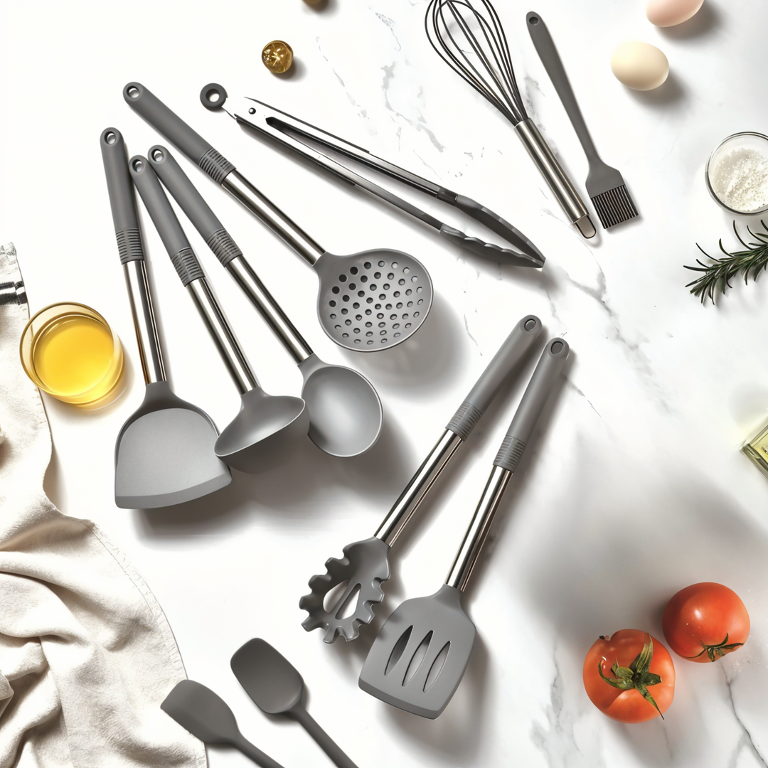Skanto | 12-delt silikon kjøkkenutstyr sett – Culinara Pro
