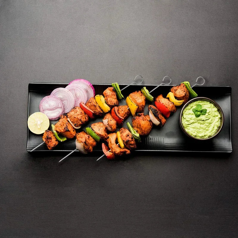 12" Rustfritt Stål Grilling BBQ Kjøttspyd Grilling BBQ Verktøy 12stk | Skanto