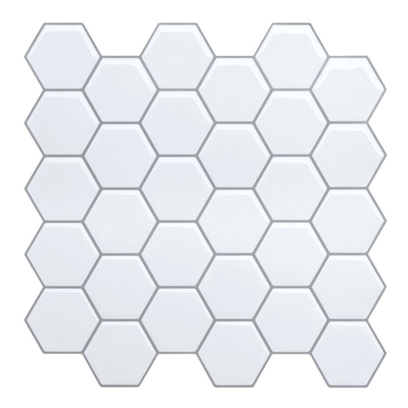 Fargerike mosaikkfliser med selvklebende overflate, vanntette for bakplater