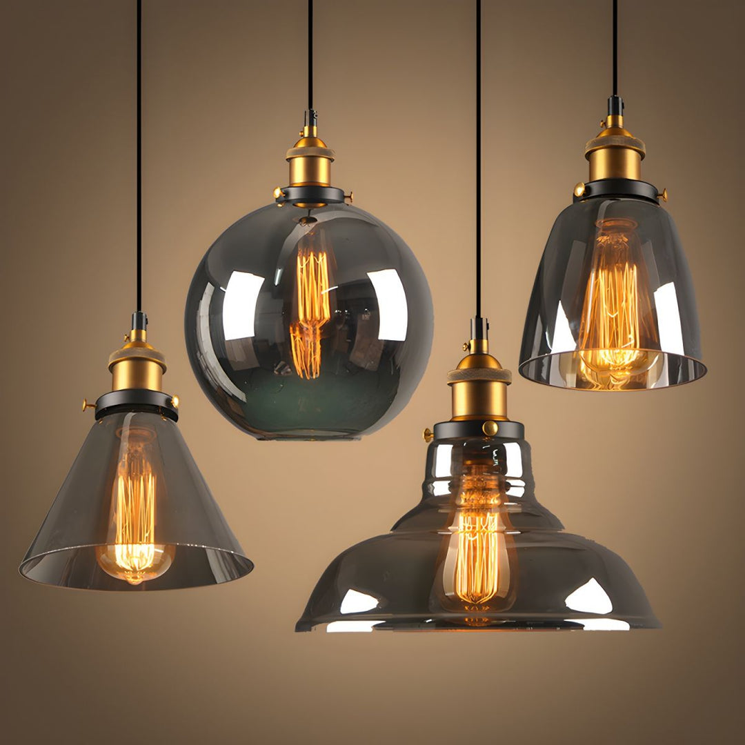UrbanVibe Light – Pendellampe laget av amerikansk vintageglass