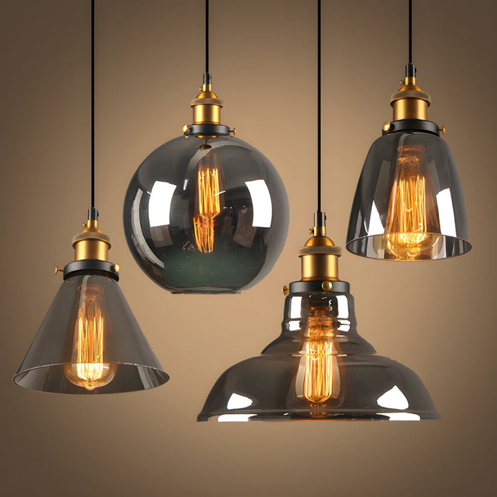 UrbanVibe Light – Pendellampe laget av amerikansk vintageglass