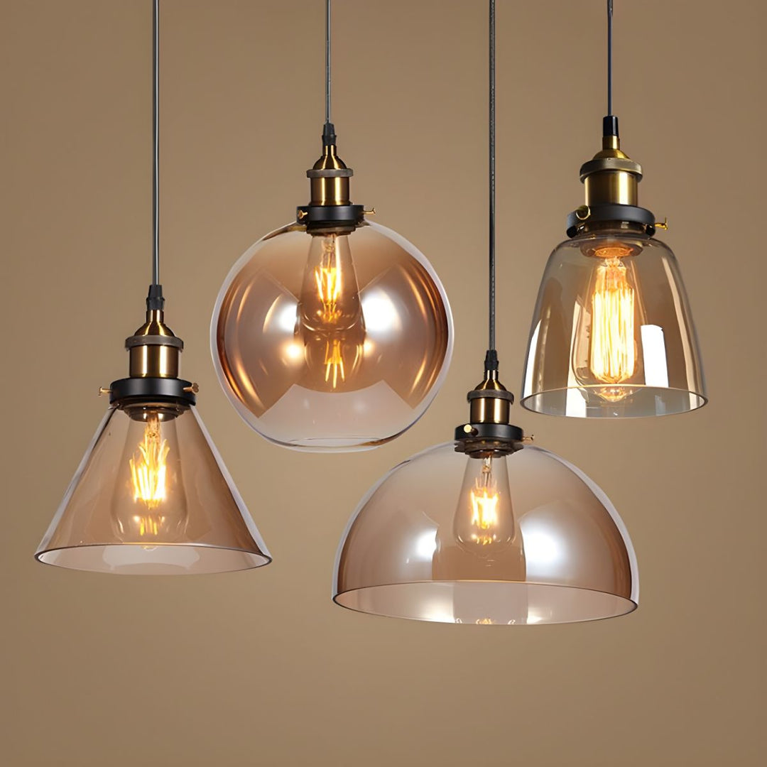 UrbanVibe Light – Pendellampe laget av amerikansk vintageglass