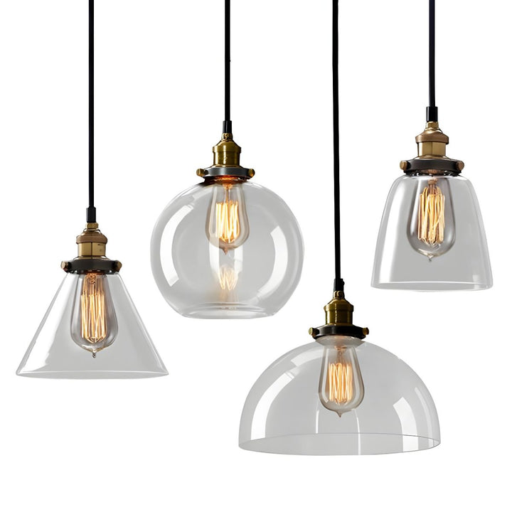 UrbanVibe Light – Pendellampe laget av amerikansk vintageglass