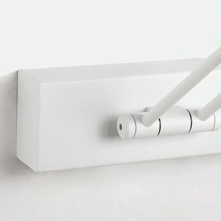 Minimalistisk LED Vegglampe Svart/Hvit – Modern Metallampe for Bad og Innendørs Bruk | Skanto