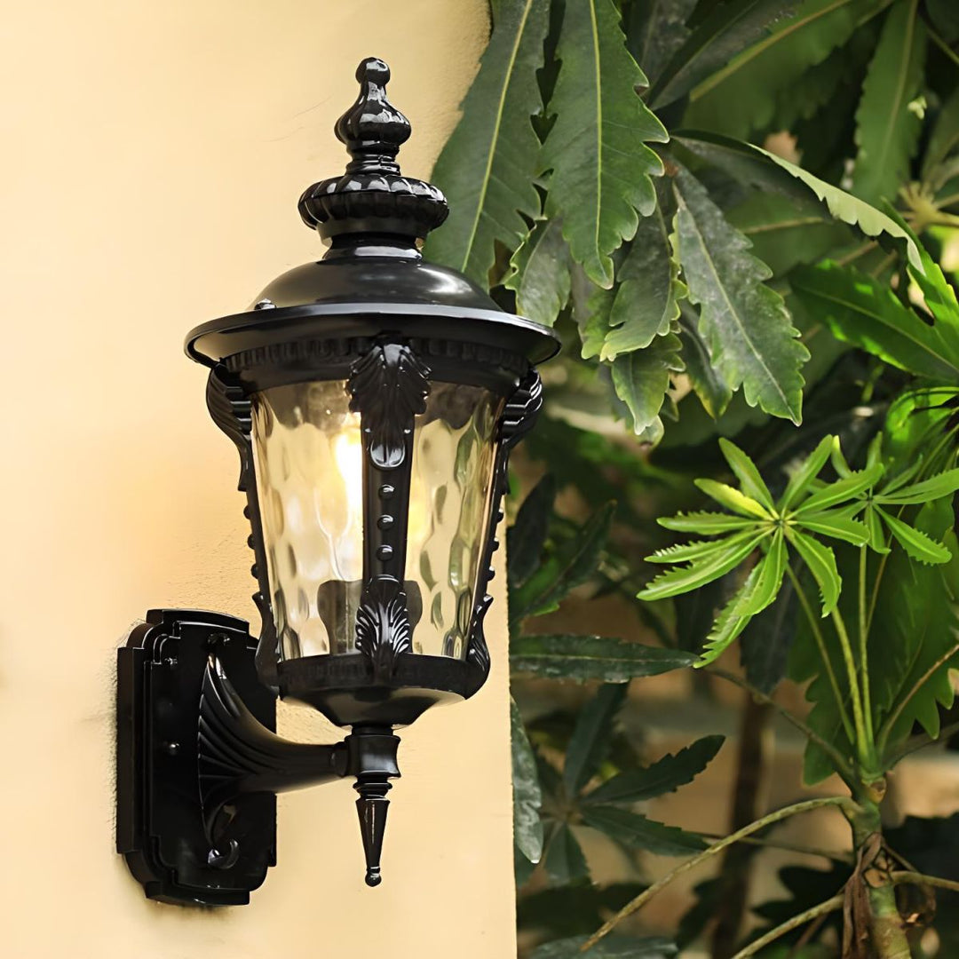 Skanto | Utendørs Vintage Glass Vegg Lantern Lys