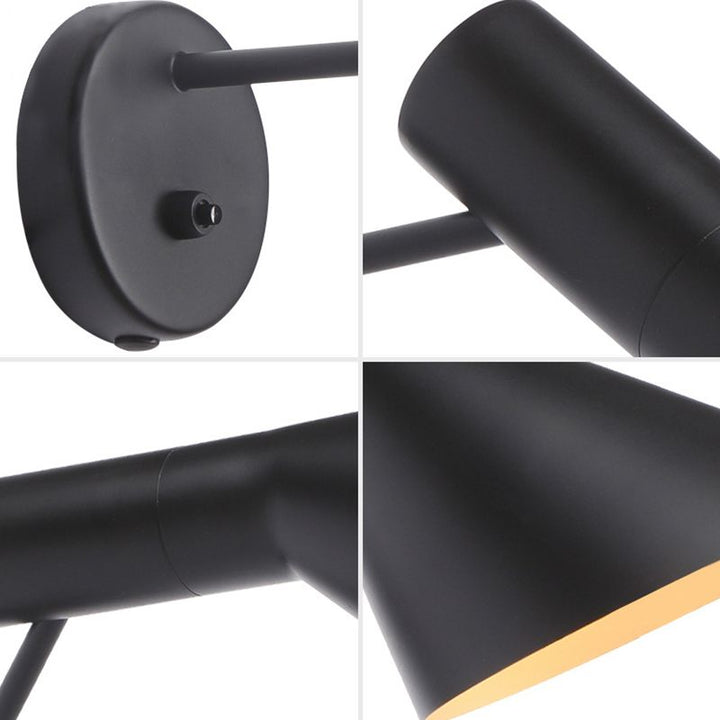 Skanto | Industriell Vegglampe Konisk Vegglampe med Aluminiumskjerm