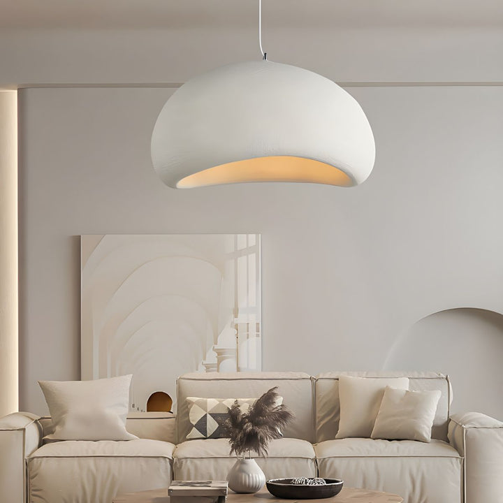 Skanto | LED Pendellampe - Nordisk Wabi Sabi Design - Justerbar Belysningsarmatur for Hjemmedekorasjon & Moderne Interiører