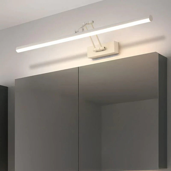 Minimalistisk LED Vegglampe Svart/Hvit – Modern Metallampe for Bad og Innendørs Bruk | Skanto