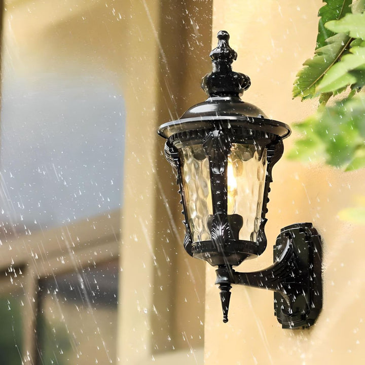 Skanto | Utendørs Vintage Glass Vegg Lantern Lys