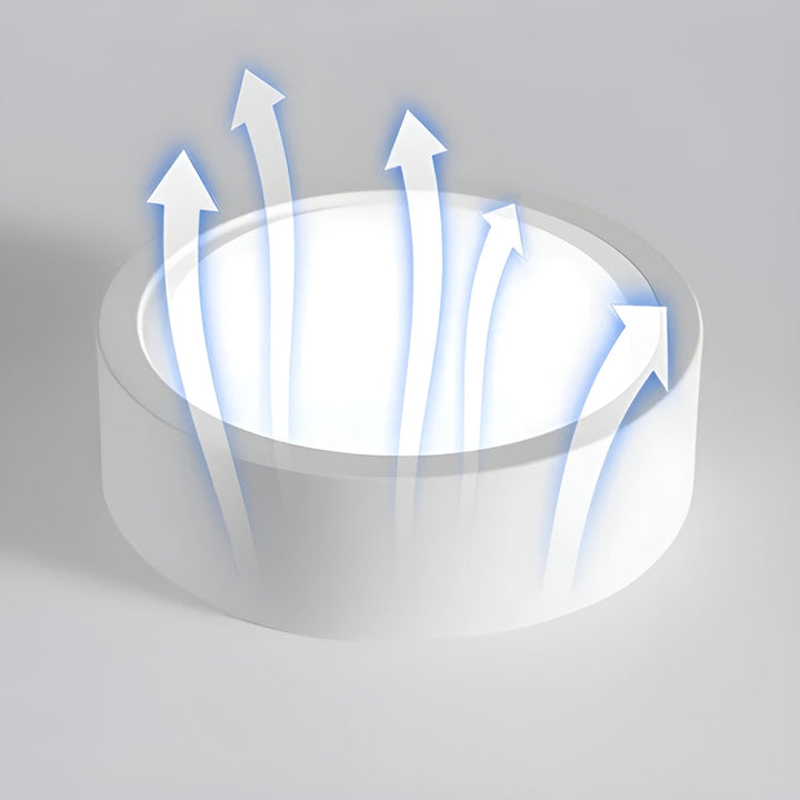 Moderne LED-taklampe – rund form og varmt LED-lys | Koselig belysning for ethvert rom