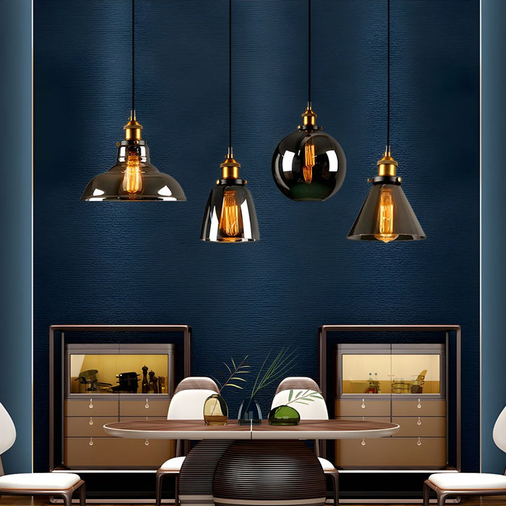 UrbanVibe Light – Pendellampe laget av amerikansk vintageglass