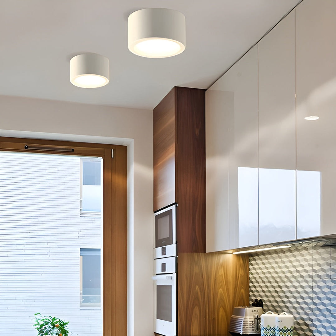 Moderne LED-taklampe – rund form og varmt LED-lys | Koselig belysning for ethvert rom