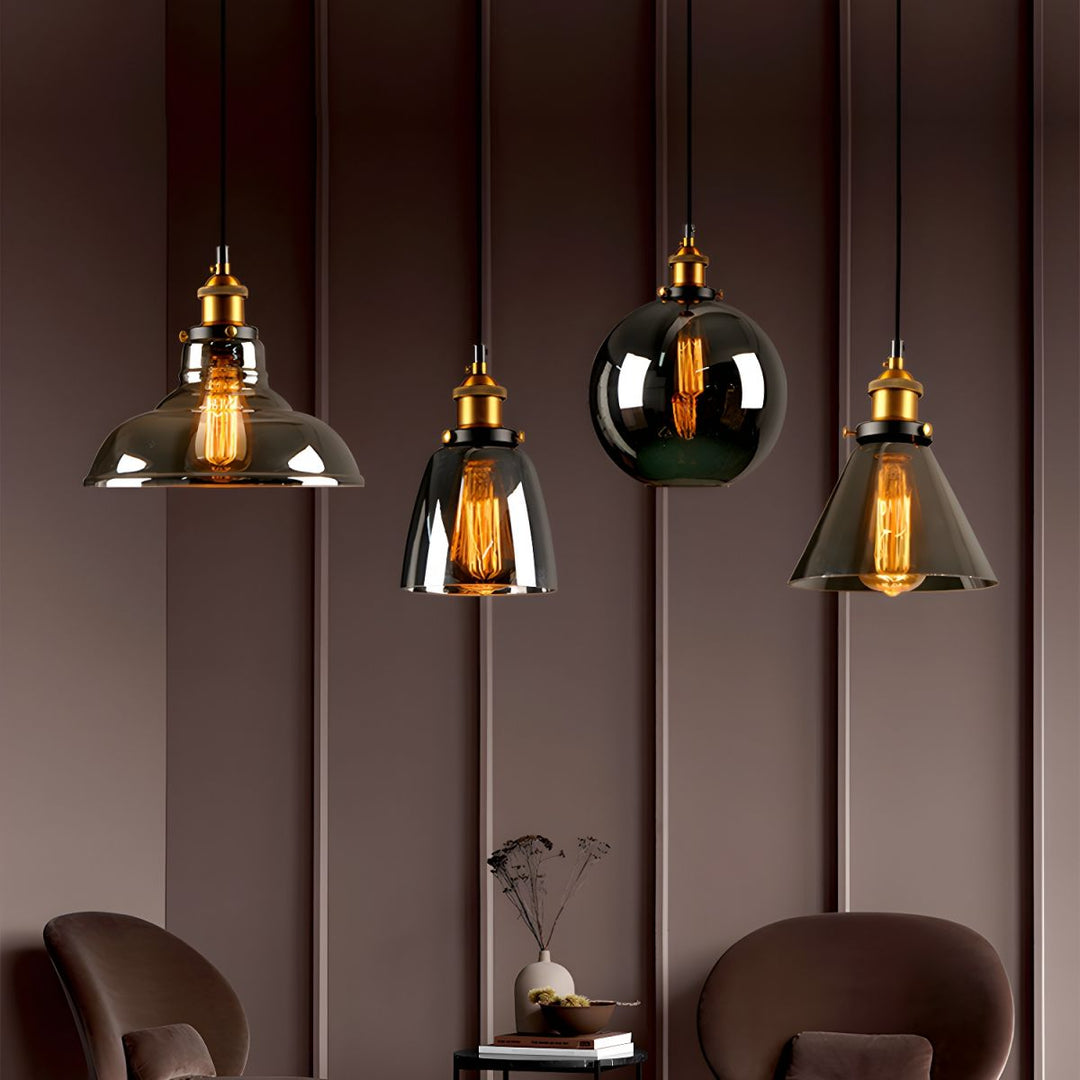 UrbanVibe Light – Pendellampe laget av amerikansk vintageglass