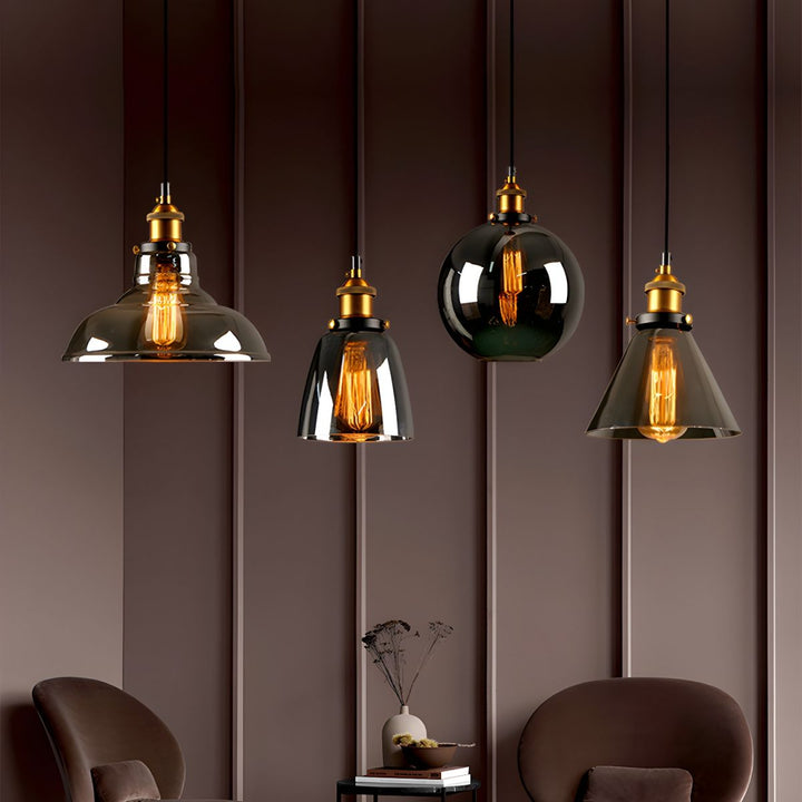 UrbanVibe Light – Pendellampe laget av amerikansk vintageglass