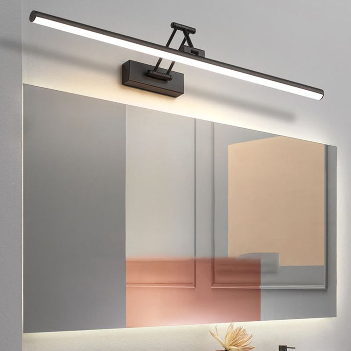 Edge Minimalistisk LED Vegglampe Svart/Hvit | Moderne Design for Bad & Innendørs Rom | Metall & Akryl | Skanto