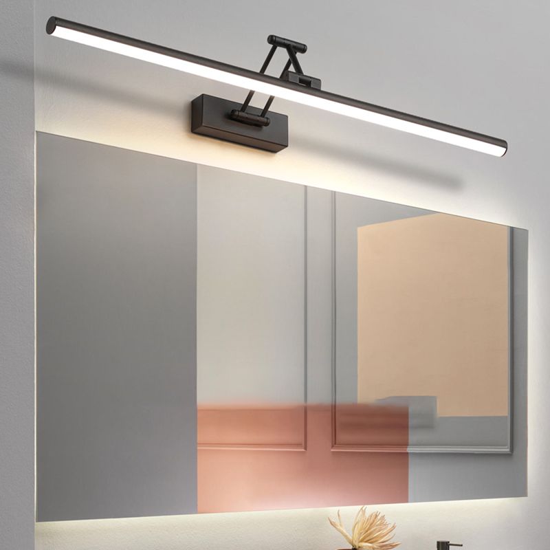 Minimalistisk LED Vegglampe Svart/Hvit – Modern Metallampe for Bad og Innendørs Bruk | Skanto