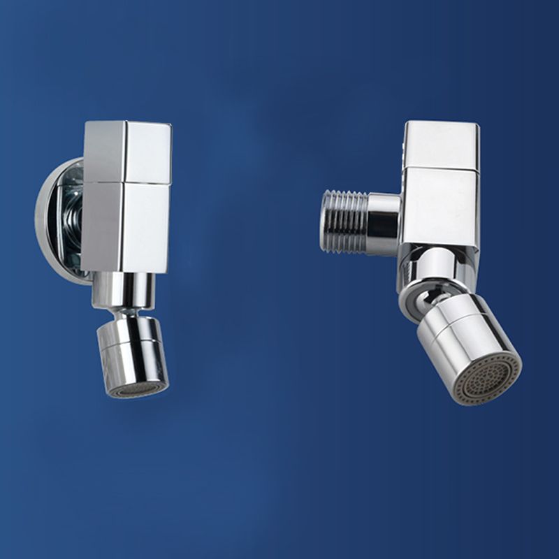 Industrie Veggmontert Baderomskran Håndtak Solid Messing Tilkobling