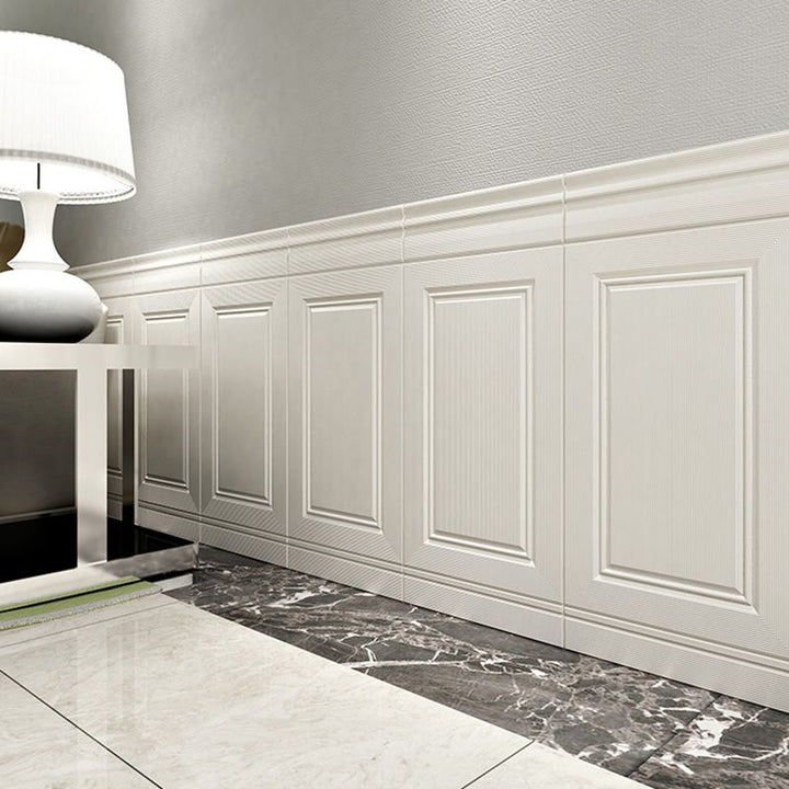 Moderne stil innvendig veggkledning, selvklebende, geometrisk teksturert veggbelegg