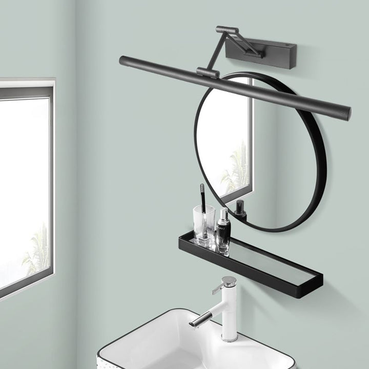 Edge Minimalistisk LED Vegglampe Svart/Hvit | Moderne Design for Bad & Innendørs Rom | Metall & Akryl | Skanto